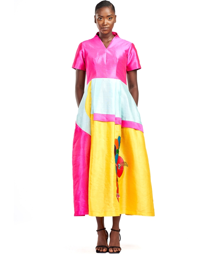 Robe Citadine Tricolore