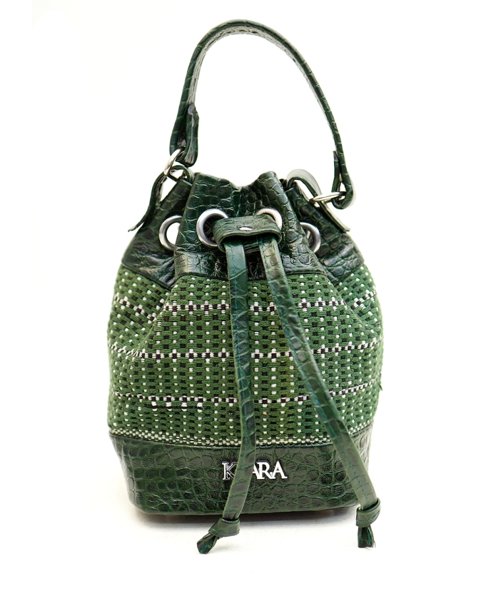 Mina Bucket Bag (Green)