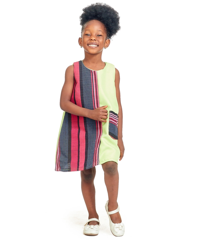 Asooke Mix Casual Dress