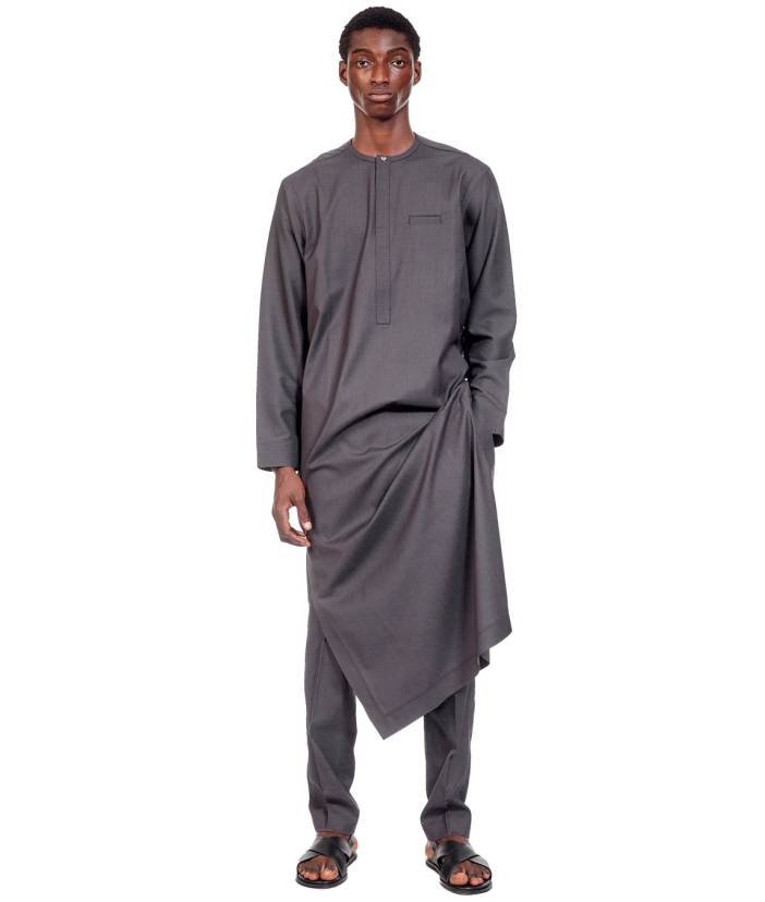 Grey Saranome Kaftan