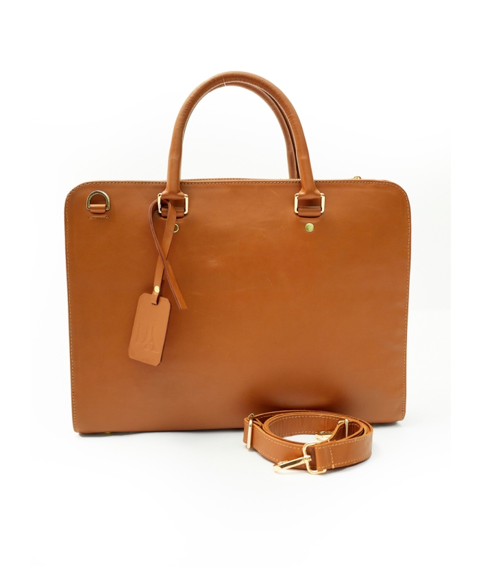TAN ANTELE BRIEFCASE