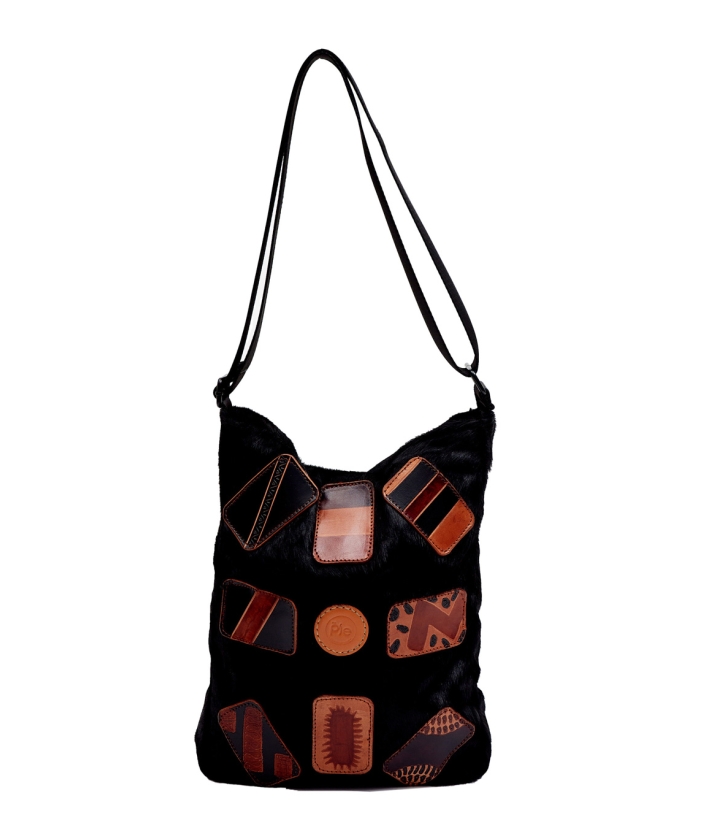 Odogwu crossbody hair-on-hide bag Large