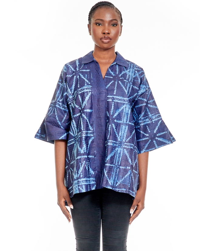 Chemise Tunique En Adire