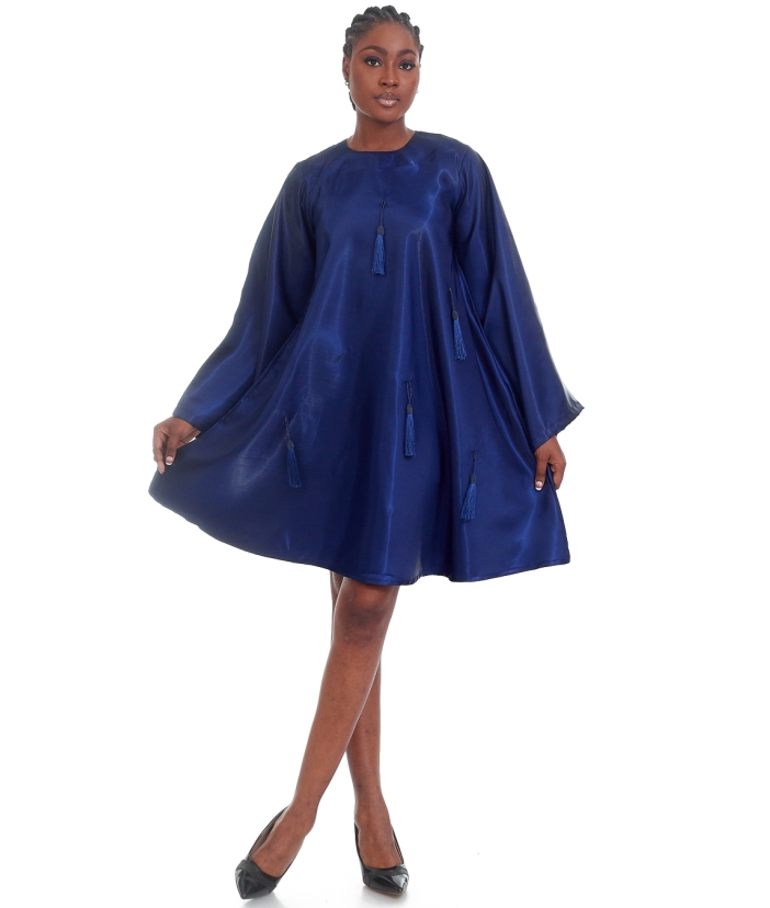 Nneka Dress - Blue