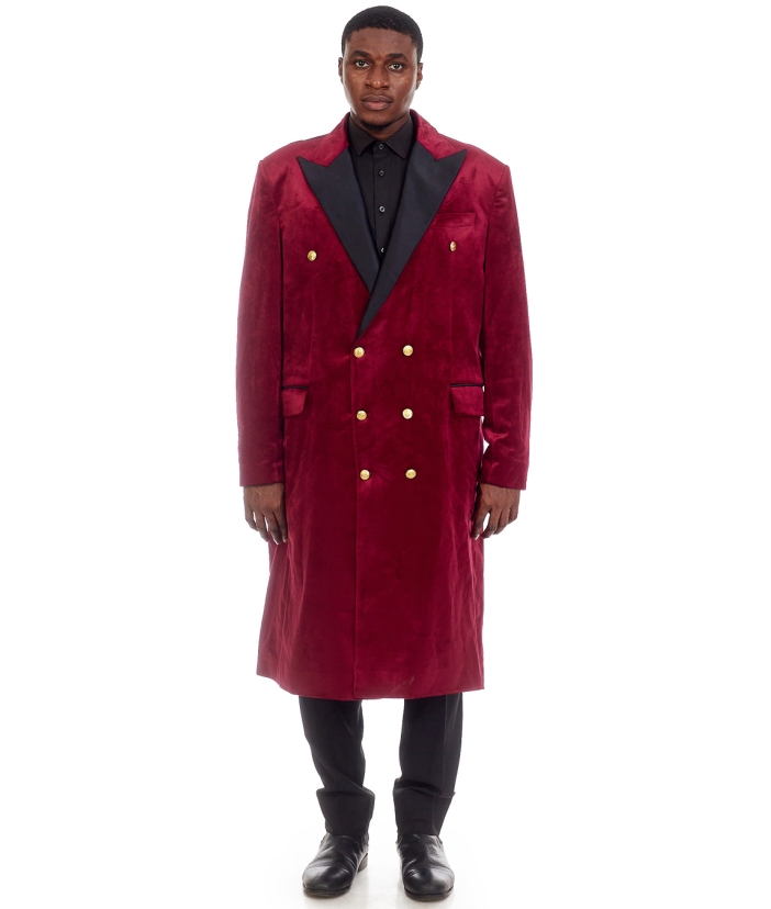 Braveleo velvet trench coat