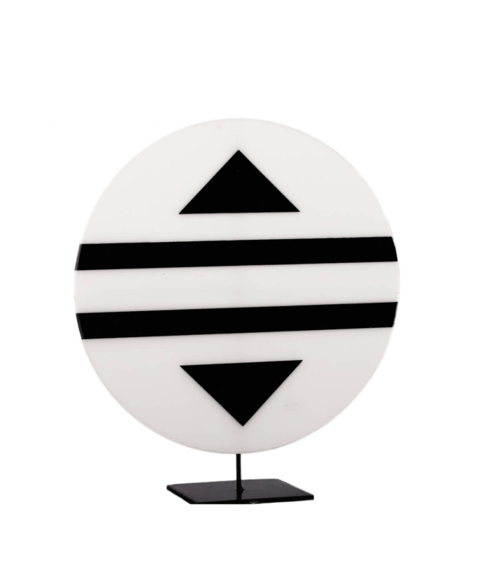 Assiette décorative Zamo avec support