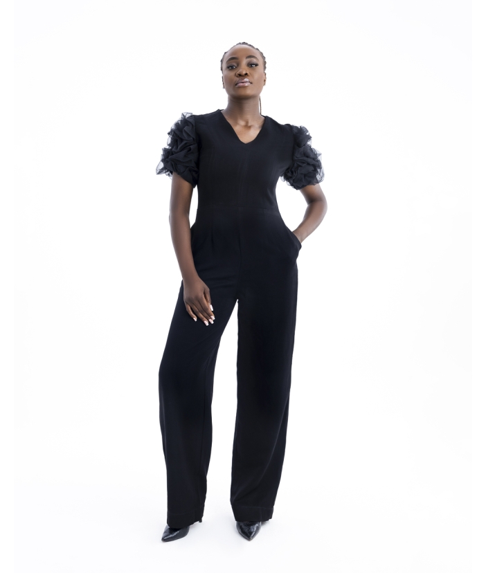 Organza Sleeve Jump suit