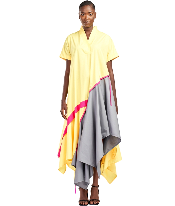 Yellow Cotton Dress 